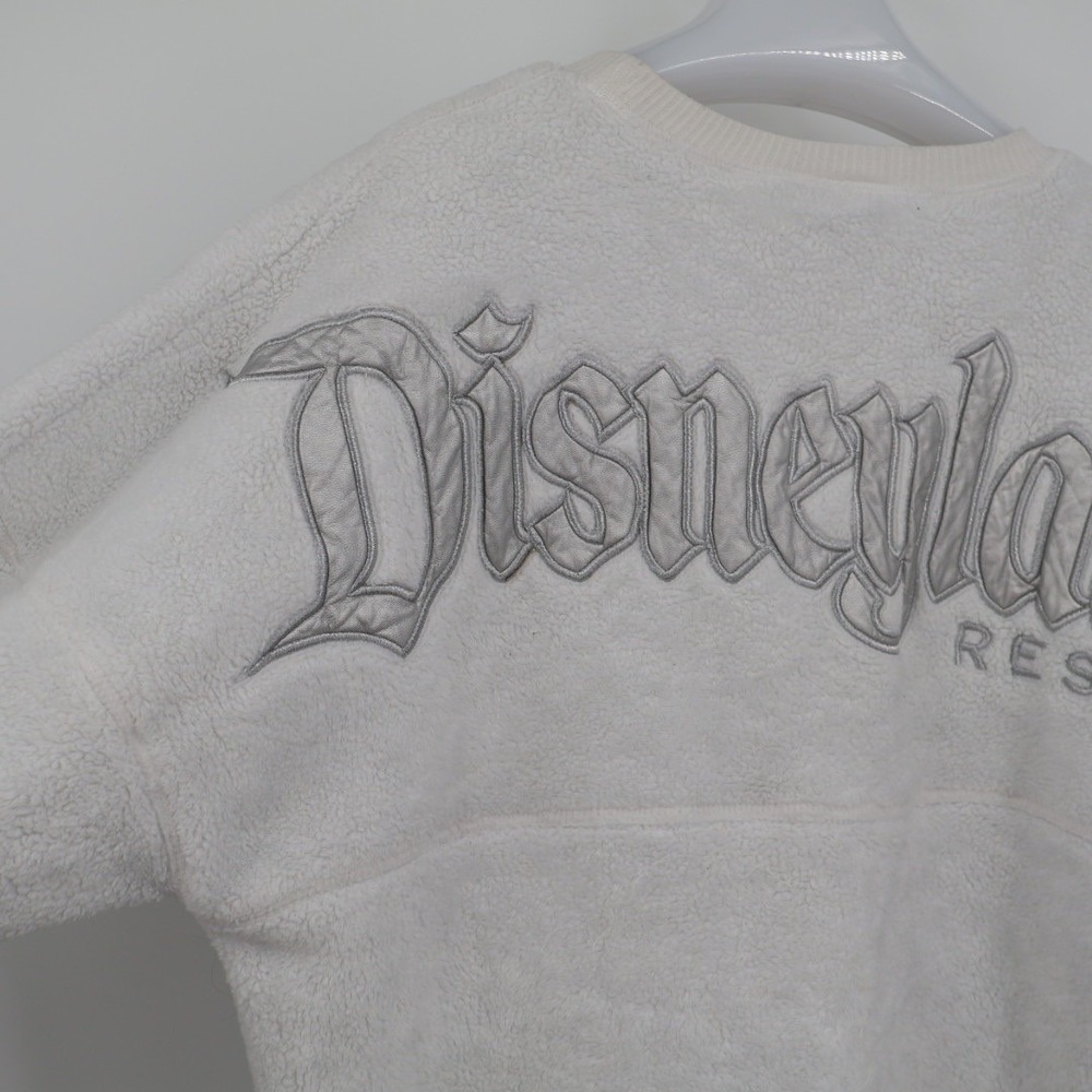 Disney Spirit Jersey‎ White Sherpa Fleece Disneyland Resort Unisex M Polar Bear - Picture 4 of 9